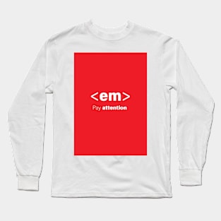 Coding Cards Long Sleeve T-Shirt